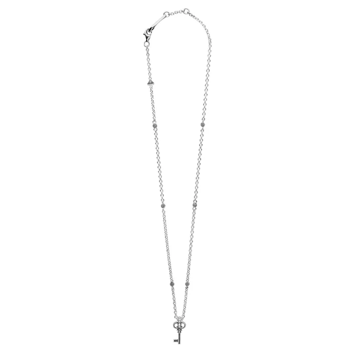 LAGOS Beloved Caviar Key Diamond Pendant Necklace Necklaces