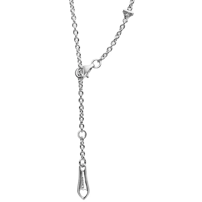 LAGOS Beloved Caviar Key Diamond Pendant Necklace Necklaces