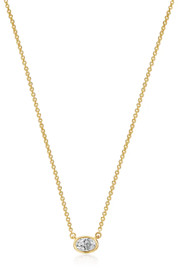 MALAKAN DIAMOND Necklaces Yellow Gold Diamond Necklace
