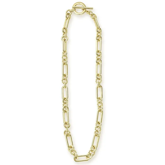 Necklaces LAGOS Signature Caviar 18K Gold Link Necklace