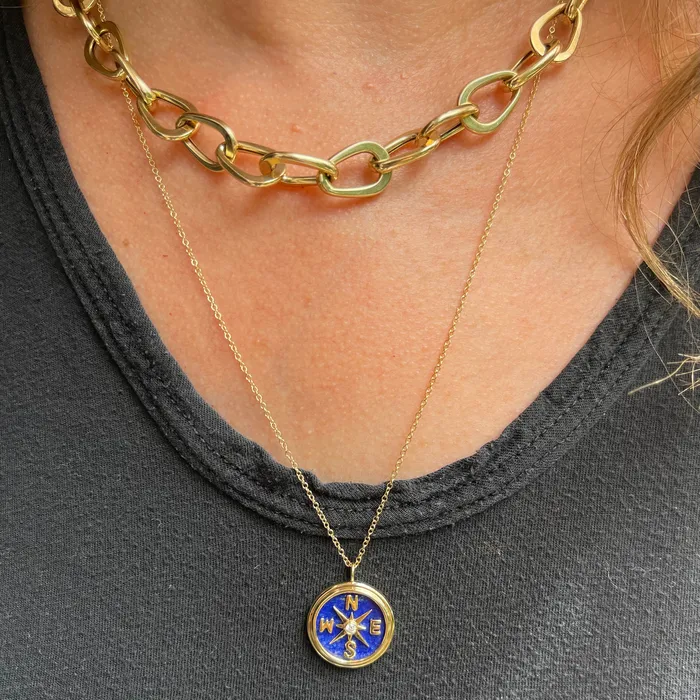 NicoleHD Jewelry Necklaces Pear Link Chain Necklace