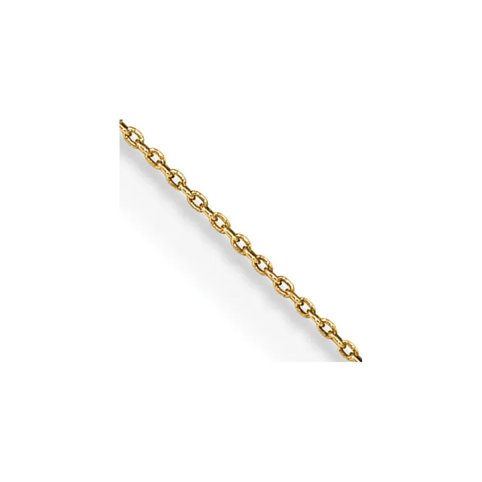 14K Yellow Gold 16 inch 75mm Cable with Spring Ring Clasp Pendant Chain Necklace MDS Necklaces 14K Yellow Gold 16 inch 75mm Cable with Spring Ring Clasp Pendant Chain Necklace MDS Necklaces