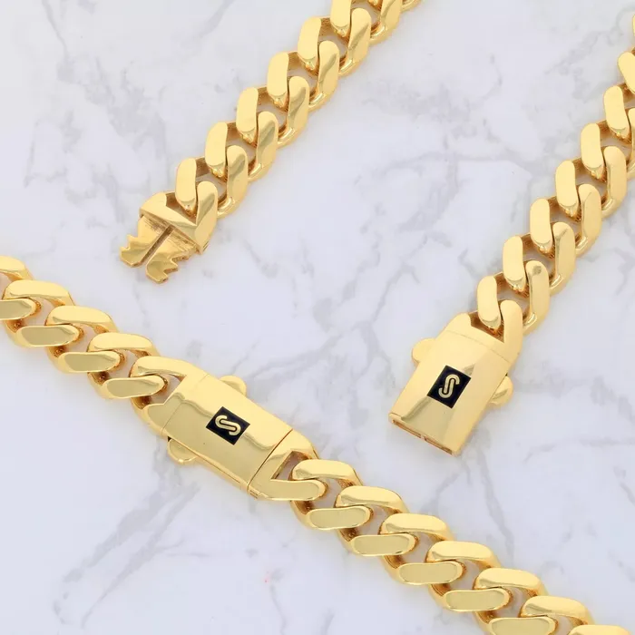 14k Yellow Gold Royal Monaco Miami Cuban Link 5mm Chain Bracelet w Box Clasp 8 Goldiacom Bracelets