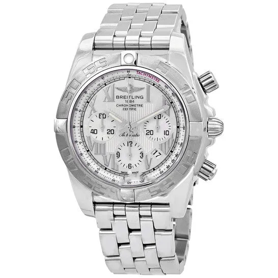 Bracelets JMS always Original Breitling Chronomat 44 Mother Of Pearl Dial Stainless Steel Mens Watch AB011011A691SS Bracelets JMS always Original Breitling Chronomat 44 Mother Of Pearl Dial Stainless Steel Mens Watch AB011011A691SS