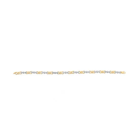 Bracelets JMS always Original Haus of Brilliance 10k Yellow Gold 13 Cttw Diamond 3 Stone and XLink Bracelet IJ Color I1I2 Clarity 750 Inches Bracelets JMS always Original Haus of Brilliance 10k Yellow Gold 13 Cttw Diamond 3 Stone and XLink Bracelet IJ Color I1I2 Clarity 750 Inches
