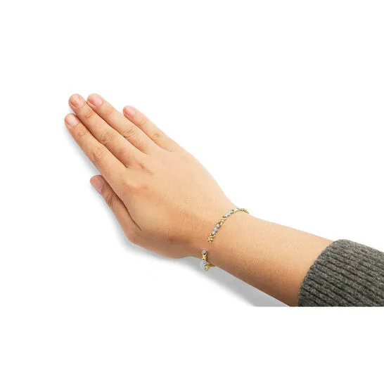 Bracelets JMS always Original Haus of Brilliance 10k Yellow Gold 13 Cttw Diamond 3 Stone and XLink Bracelet IJ Color I1I2 Clarity 750 Inches Bracelets JMS always Original Haus of Brilliance 10k Yellow Gold 13 Cttw Diamond 3 Stone and XLink Bracelet IJ Color I1I2 Clarity 750 Inches