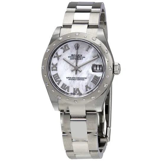 Bracelets JMS always Original Rolex Oyster Perpetual Datejust 31 Mother of Pearl Dial Stainless Steel Bracelet Automatic Ladies Watch 178344MRO Bracelets JMS always Original Rolex Oyster Perpetual Datejust 31 Mother of Pearl Dial Stainless Steel Bracelet Automatic Ladies Watch 178344MRO