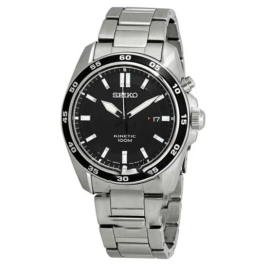 Bracelets JMS always Original Seiko Kinetic Black Dial Stainless Steel Mens Watch SKA785 Bracelets JMS always Original Seiko Kinetic Black Dial Stainless Steel Mens Watch SKA785
