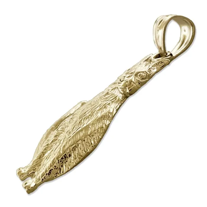 Goldia Necklaces 14K Gold Cat Pendant