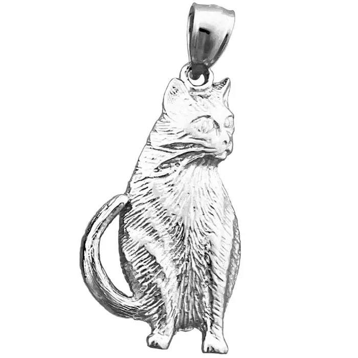 Goldia Necklaces 14K Gold Cat Pendant