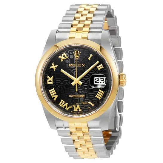 JMS always Original Rolex Datejust 36 Black Dial Stainless Steel and 18K Yellow Gold Jubilee Bracelet Automatic Mens Watch 116203BKJRJ Bracelets JMS always Original Rolex Datejust 36 Black Dial Stainless Steel and 18K Yellow Gold Jubilee Bracelet Automatic Mens Watch 116203BKJRJ Bracelets