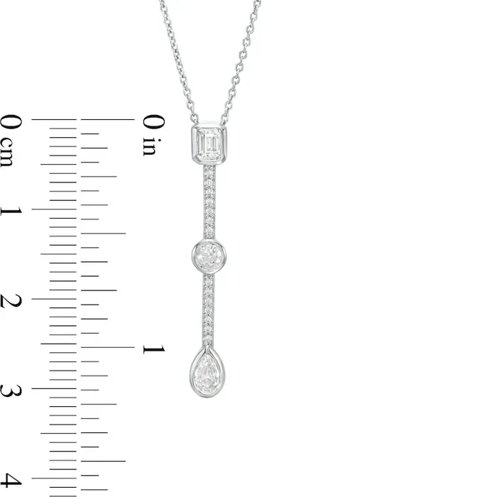Necklaces Goldia 05 CT TW Certified MultiStone Natural Diamond Y Necklace in 14K White Gold II1 Necklaces Goldia 05 CT TW Certified MultiStone Natural Diamond Y Necklace in 14K White Gold II1