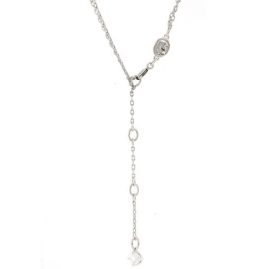 Necklaces JMS always Original Swarovski Millenia Octagon Cut Rhodium Plated Layered Necklace Necklaces JMS always Original Swarovski Millenia Octagon Cut Rhodium Plated Layered Necklace