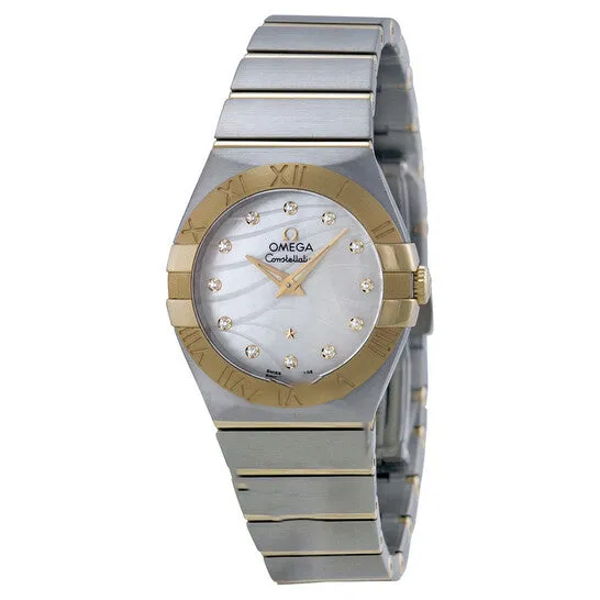 Necklaces Original Omega Constellation Mother of Pearl Steel and 18kt Yellow Gold Ladies Watch 12320276055005 JMS always Necklaces Original Omega Constellation Mother of Pearl Steel and 18kt Yellow Gold Ladies Watch 12320276055005 JMS always