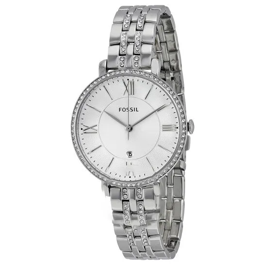 Original Fossil Jacqueline Silver Dial Stainless Steel Ladies Watch ES3545 JMS always Bracelets Original Fossil Jacqueline Silver Dial Stainless Steel Ladies Watch ES3545 JMS always Bracelets