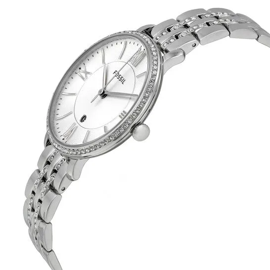 Original Fossil Jacqueline Silver Dial Stainless Steel Ladies Watch ES3545 JMS always Bracelets Original Fossil Jacqueline Silver Dial Stainless Steel Ladies Watch ES3545 JMS always Bracelets