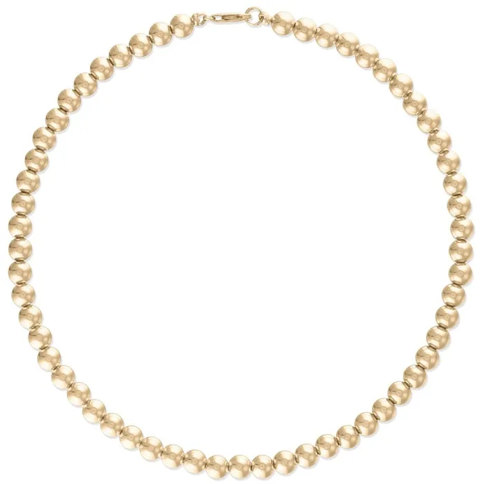 Alexa Leigh Necklaces Alexa Leigh 5mm Yellow Gold Ball Necklace 15