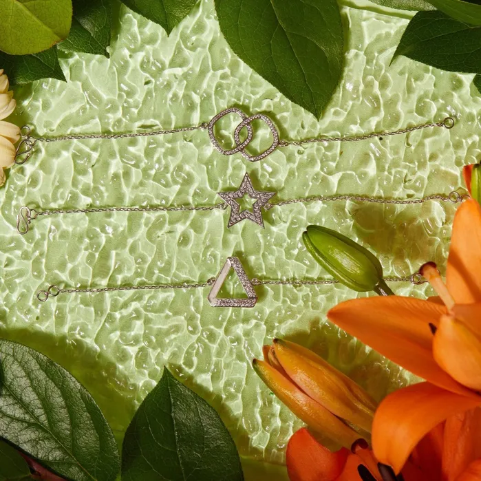 Astrea Crystal Star Sterling Silver Bracelet Ema Jewels Bracelets