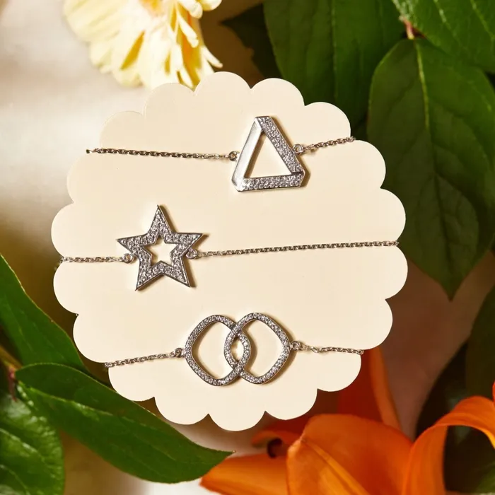 Astrea Crystal Star Sterling Silver Bracelet Ema Jewels Bracelets