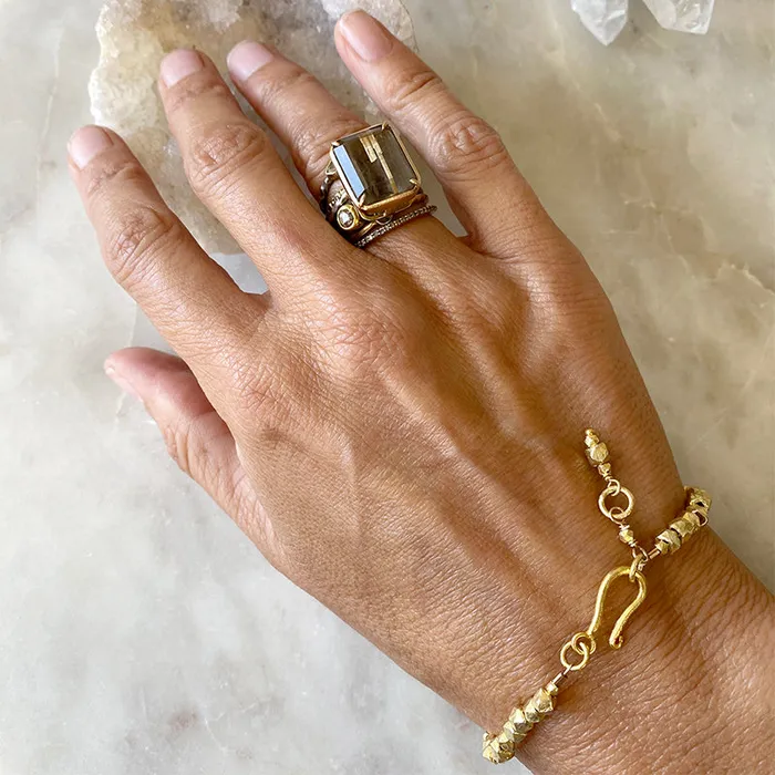 Bohemian Golden Bracelet Robindira Unsworth Bracelets