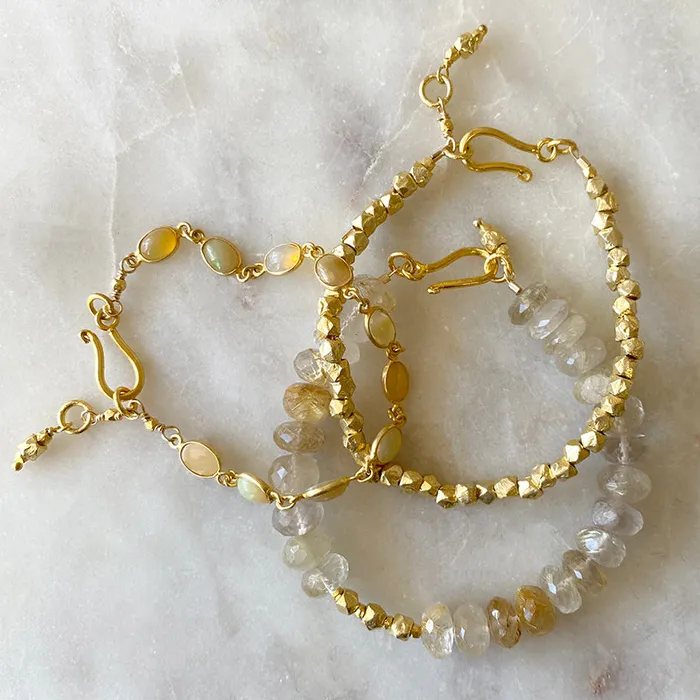 Bohemian Golden Bracelet Robindira Unsworth Bracelets