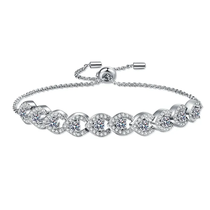 Bracelets Personalized Premium Moissanite Bracelet Trendolla Jewelry