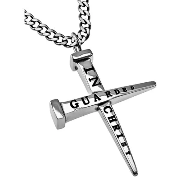 Nail Cross Necklace Bible Verse Philippians 467 Guarded Jewelry Stainless Steel Curb Chain North Arrow Shop Necklaces Nail Cross Necklace Bible Verse Philippians 467 Guarded Jewelry Stainless Steel Curb Chain North Arrow Shop Necklaces