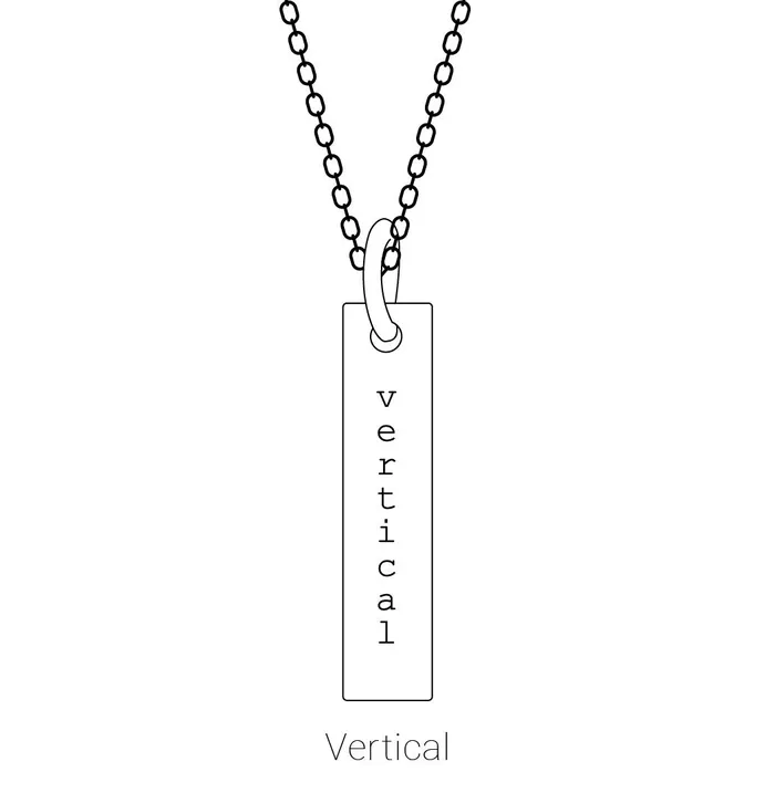 Necklaces TreasureFineJewelers 14K Rose Gold Bar 1618 Necklace