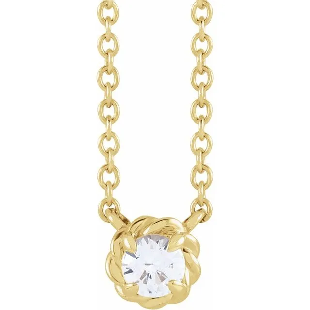 Necklaces TreasureFineJewelers 14K Yellow Gold 110 CT Natural Diamond ClawProng Rope 18 Necklace Necklaces TreasureFineJewelers 14K Yellow Gold 110 CT Natural Diamond ClawProng Rope 18 Necklace