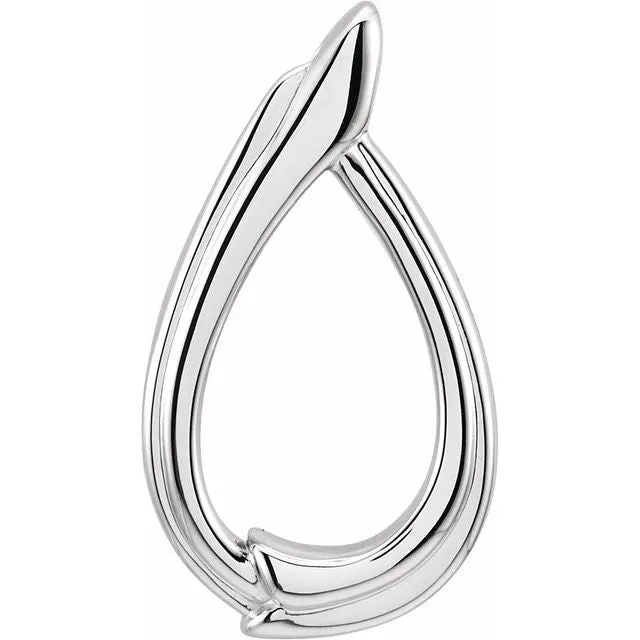 Necklaces TreasureFineJewelers Continuum Sterling Silver Freeform Pendant Necklaces TreasureFineJewelers Continuum Sterling Silver Freeform Pendant