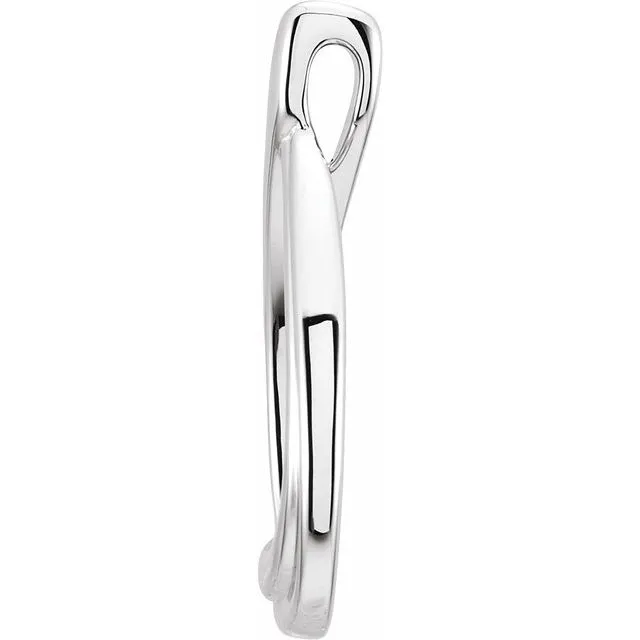 Necklaces TreasureFineJewelers Continuum Sterling Silver Freeform Pendant