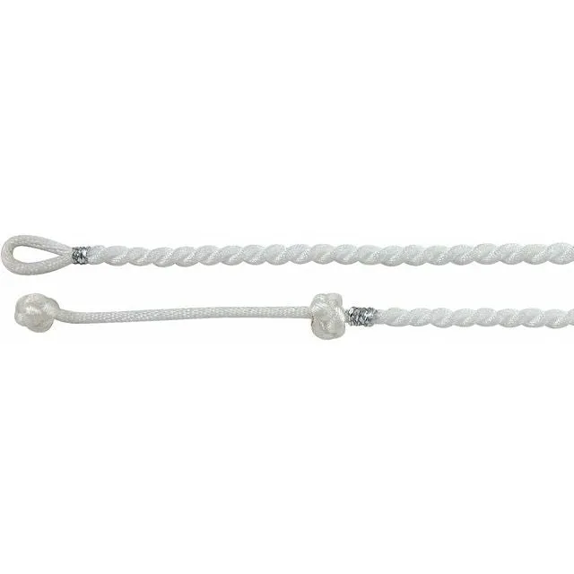 Necklaces TreasureFineJewelers White 3 mm Satin Twist Adjustable 1618 Necklace Necklaces TreasureFineJewelers White 3 mm Satin Twist Adjustable 1618 Necklace