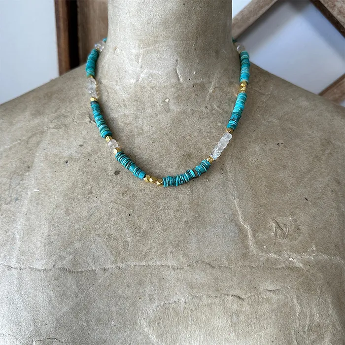 Robindira Unsworth Necklaces Imani Turquoise Collar Necklace