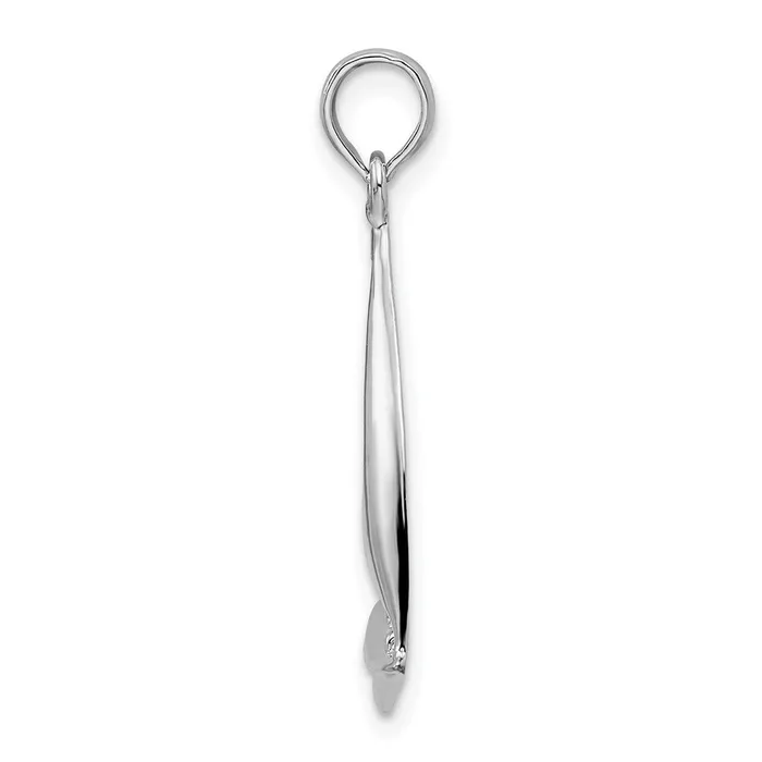Sterling Silver Polished Sailboat Pendant TreasureFineJewelers Necklaces