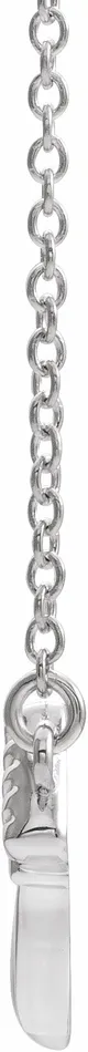 TreasureFineJewelers Necklaces 14K White Gold Claddagh 18 Necklace