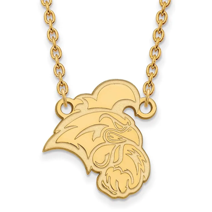 TreasureFineJewelers Necklaces 14K Yellow Gold Coastal Carolina University Large Pendant with Necklace TreasureFineJewelers Necklaces 14K Yellow Gold Coastal Carolina University Large Pendant with Necklace