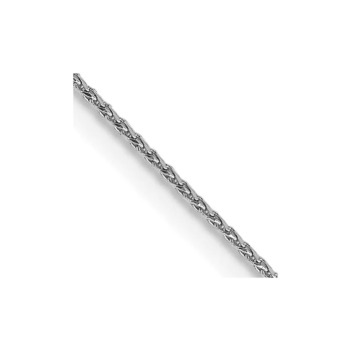 TreasureFineJewelers Necklaces 18K Leslies WG 1mm DC Spiga Chain