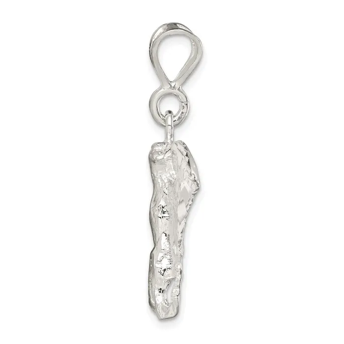 TreasureFineJewelers Necklaces Sterling Silver Eagle Pendant