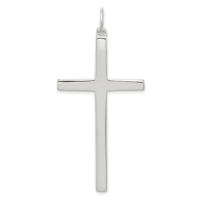 TreasureFineJewelers Sterling Silver Latin Cross Pendant Necklaces