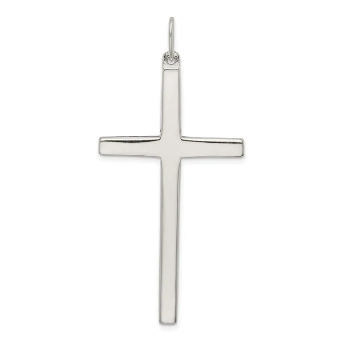 TreasureFineJewelers Sterling Silver Latin Cross Pendant Necklaces