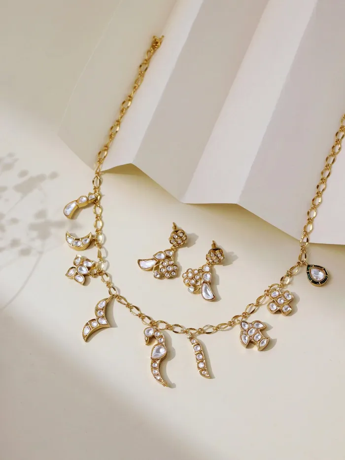 Curio Cottage Everbloom Kudan Charm Necklace Set Necklaces Curio Cottage Everbloom Kudan Charm Necklace Set Necklaces
