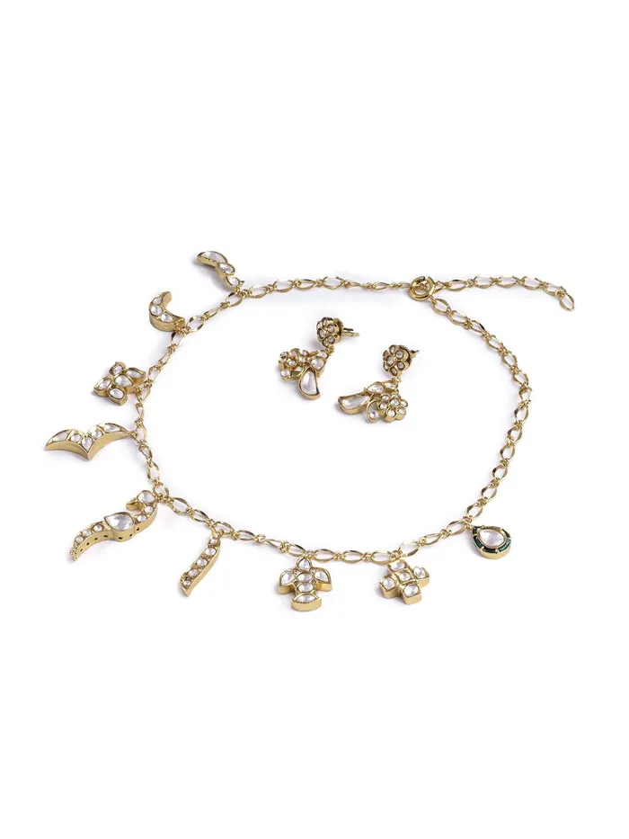 Curio Cottage Everbloom Kudan Charm Necklace Set Necklaces Curio Cottage Everbloom Kudan Charm Necklace Set Necklaces