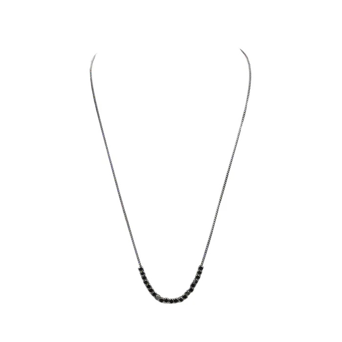 Kinsley Armelle Necklaces Goddess Collection Black Crush Necklace