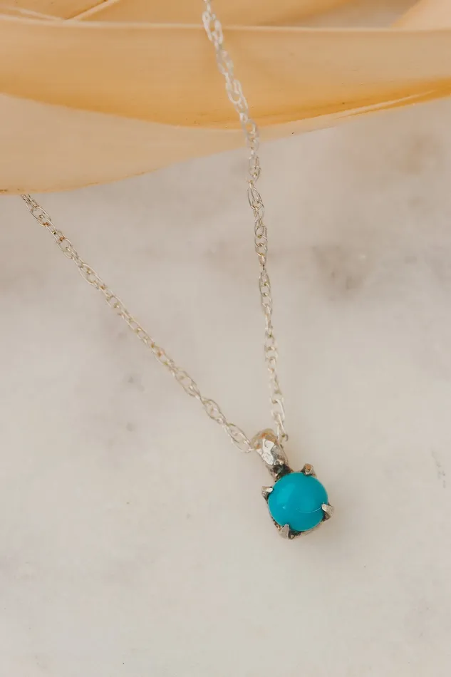 Necklaces Lacee Alexandra Jewelry Sterling Silver Turquoise Necklace