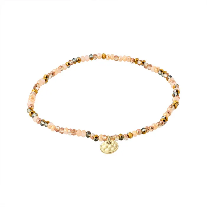 Pilgrim Bracelets Indie Gold Plated Beaded Bracelet