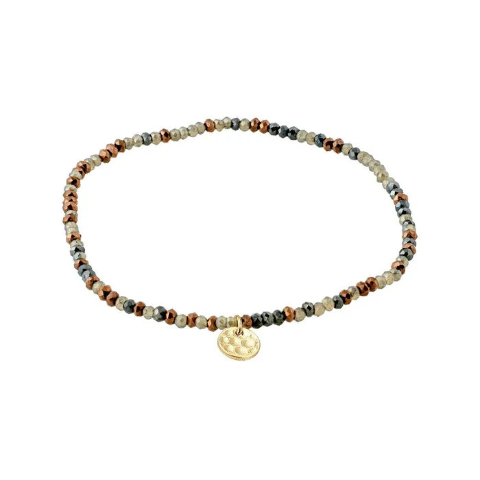 Pilgrim Bracelets Indie Gold Plated Beaded Bracelet