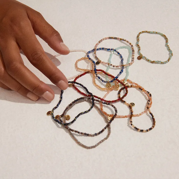 Pilgrim Bracelets Indie Gold Plated Beaded Bracelet
