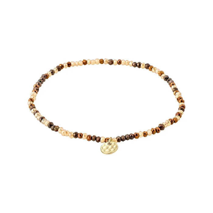 Pilgrim Bracelets Indie Gold Plated Beaded Bracelet