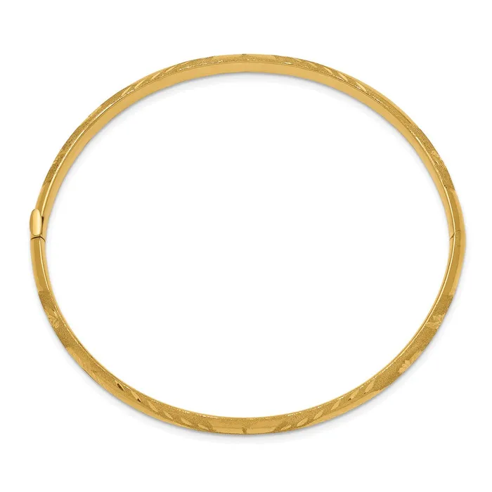 14k 316 Oversized Laser Cut Hinged Bangle BraceletWBCLZ316O WB Choice Jewelry Bracelets 14k 316 Oversized Laser Cut Hinged Bangle BraceletWBCLZ316O WB Choice Jewelry Bracelets