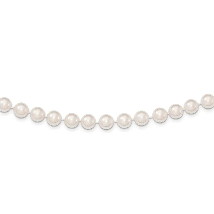 14k 78mm Round White Saltwater Akoya Cultured Pearl NecklaceWBCPL70AA24 WB Choice Jewelry Necklaces 14k 78mm Round White Saltwater Akoya Cultured Pearl NecklaceWBCPL70AA24 WB Choice Jewelry Necklaces